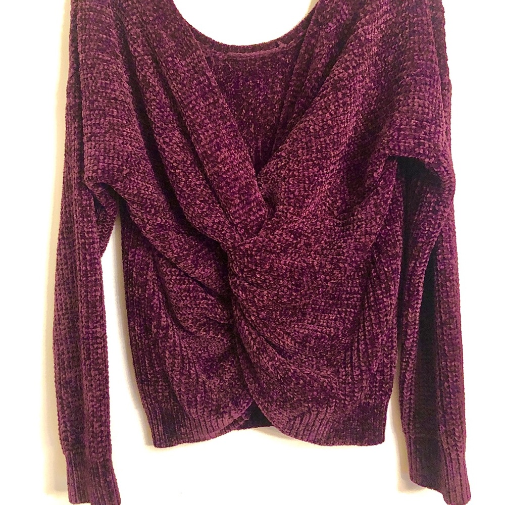 “Wear me two ways” sweater